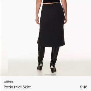 Aritzia wilfred Patio midi skirt